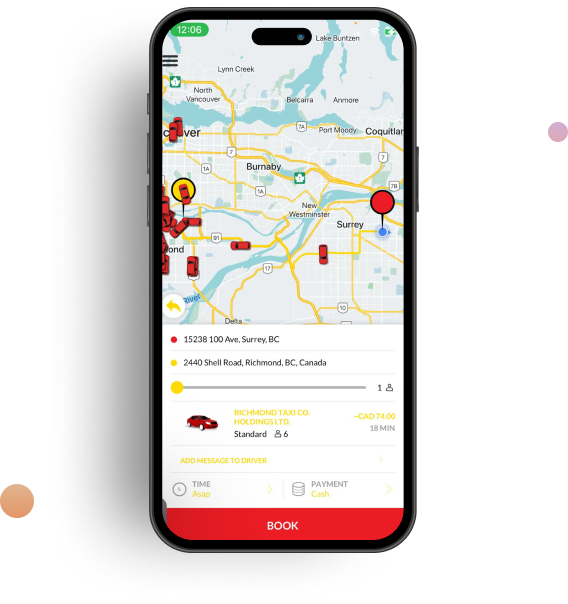 richmond taxi services app